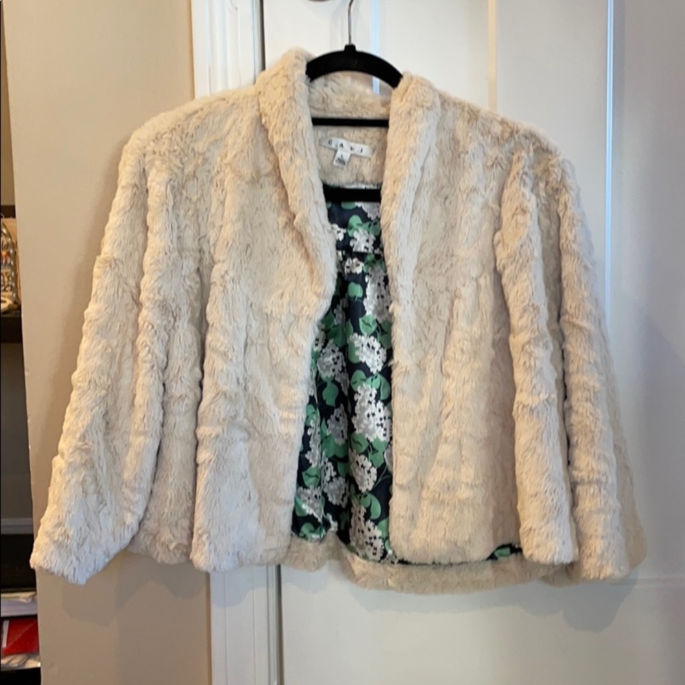 CAbi Sherpa Cropped Jacket